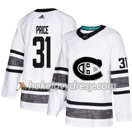 Pánské Hokejový Dres Montreal Canadiens Carey Price 31 Bílá 2019 NHL All-Star Adidas Authentic